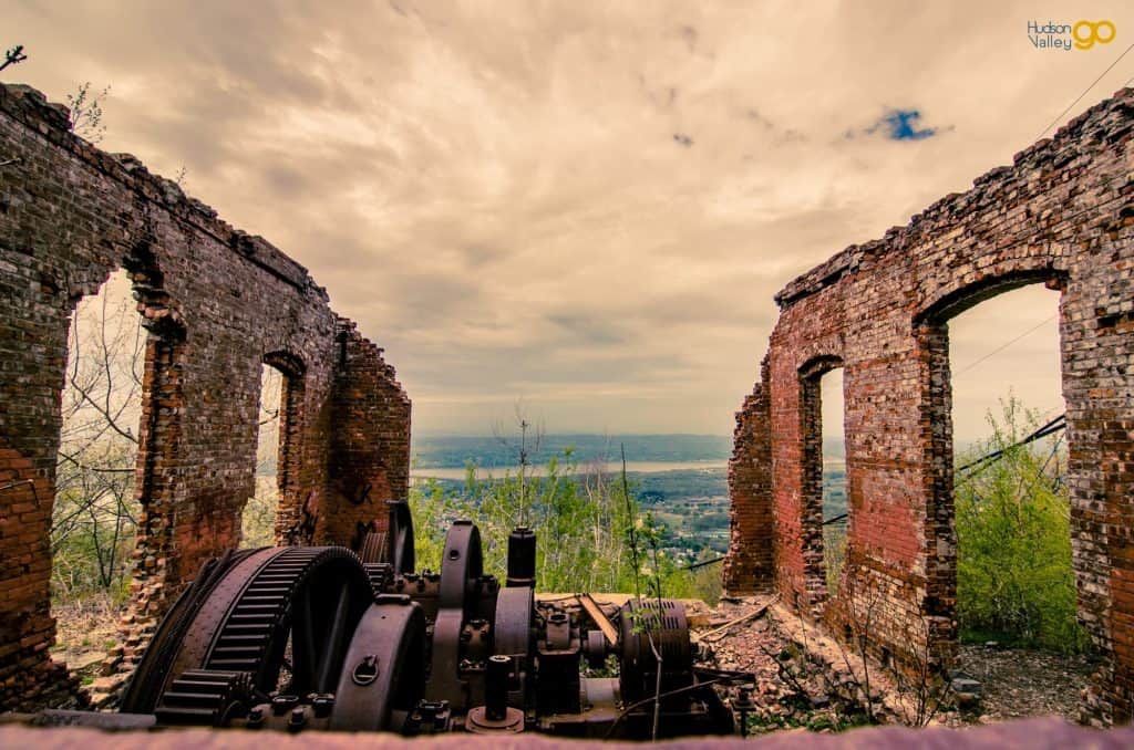 Wheel House ruins at the top of Mount Beacon